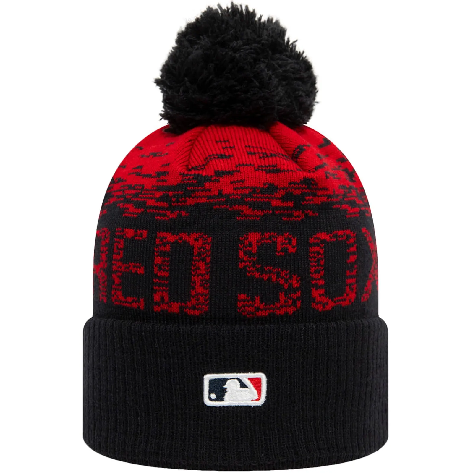 New Era Boston Red Sox MLB Baseball Bobble Hat - Black