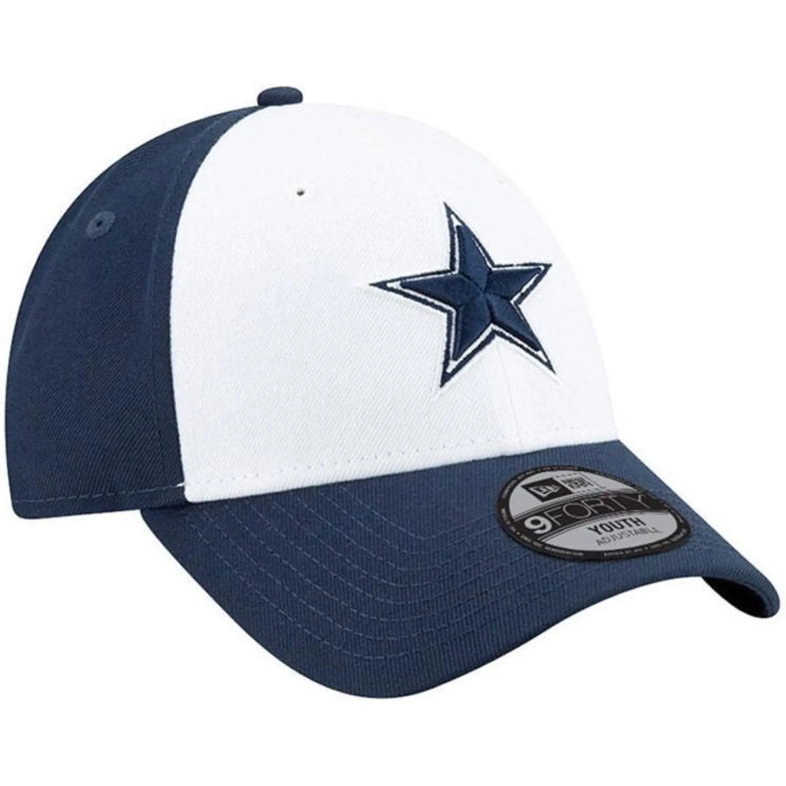New Era Kids 9FORTY Dallas Cowboys Baseball Cap - Dark Blue - YTH
