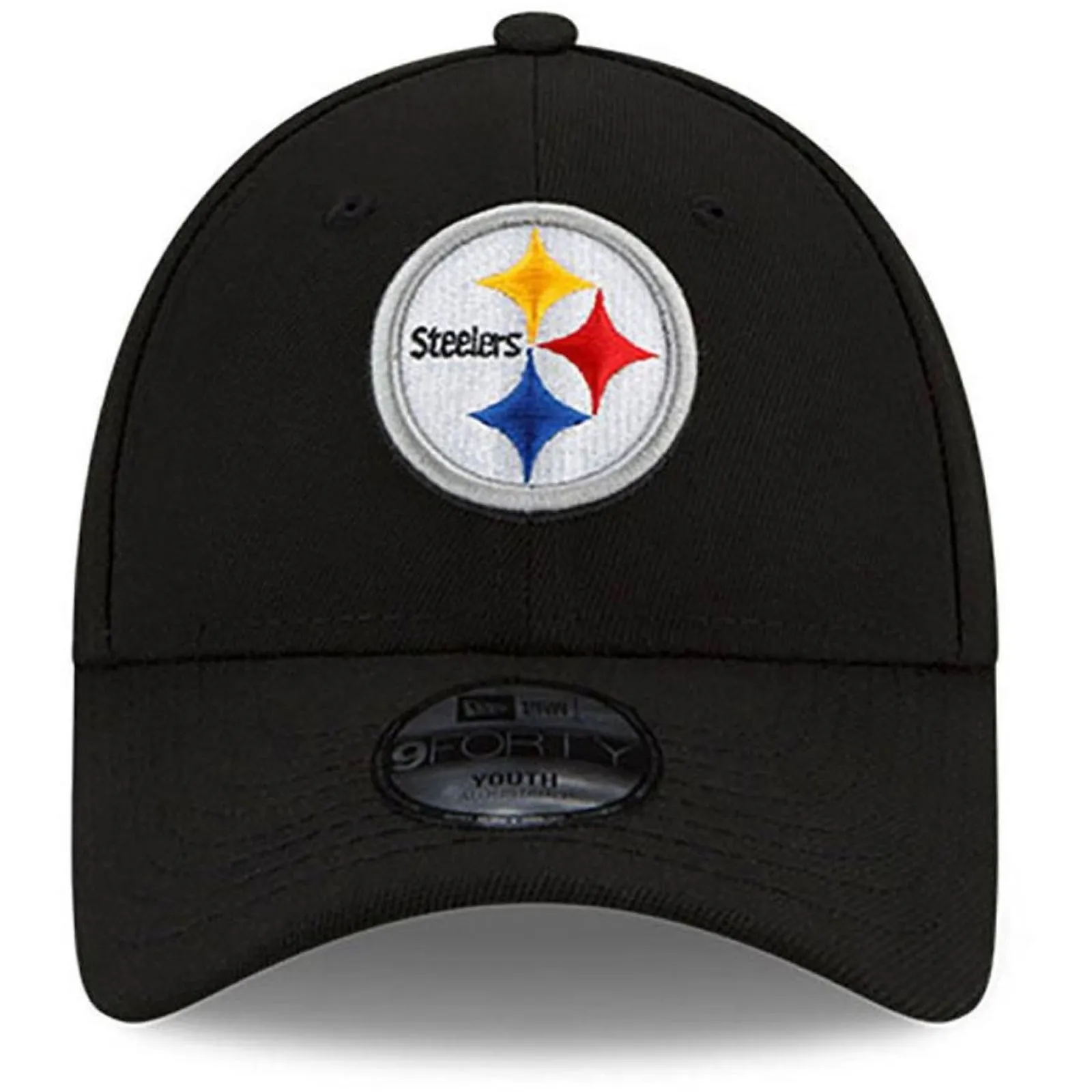 New Era Kids 9FORTY Pittsburgh Steelers Baseball Cap - Black - YTH