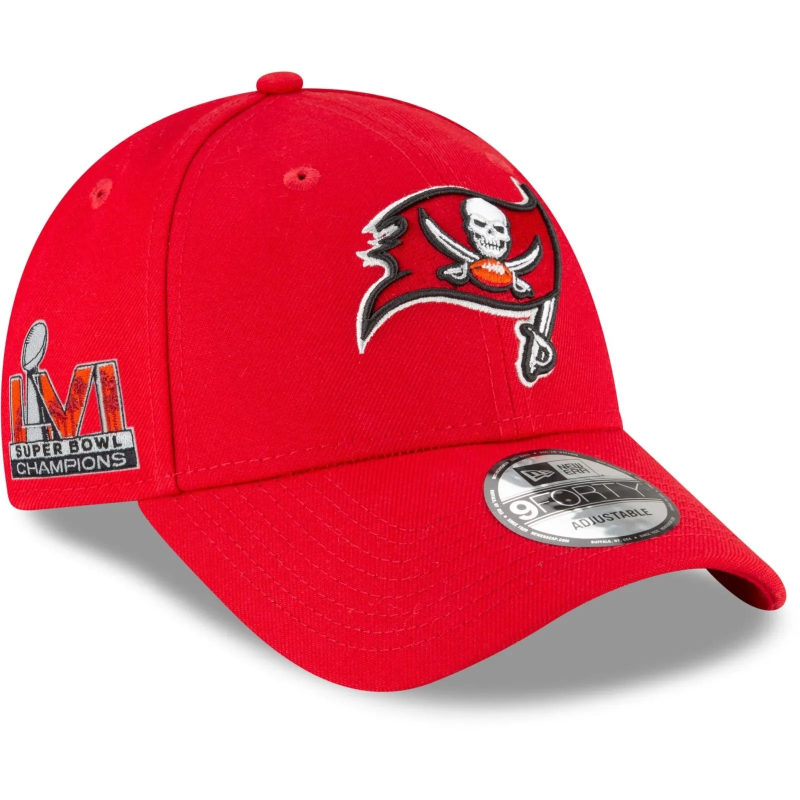 New Era Kids 9FORTY Tampa Bay Buccaneers Baseball Cap - Red - YTH