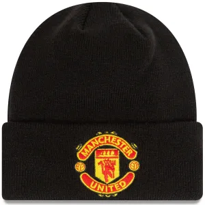 New Era Kids Manchester United FC Cuff Beanie Hat - Black