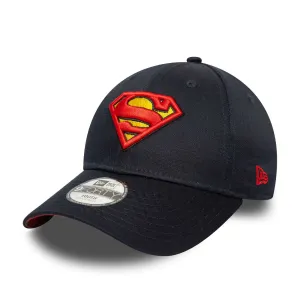 New Era Kids Superman 9FORTY Baseball Cap - Navy - YTH