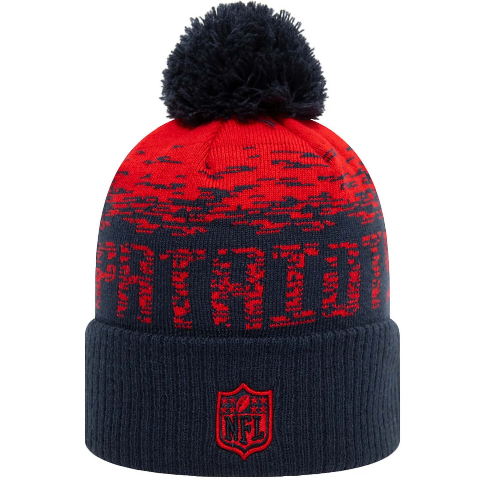 New Era New England Patriots Ombre NFL Bobble Hat - Navy