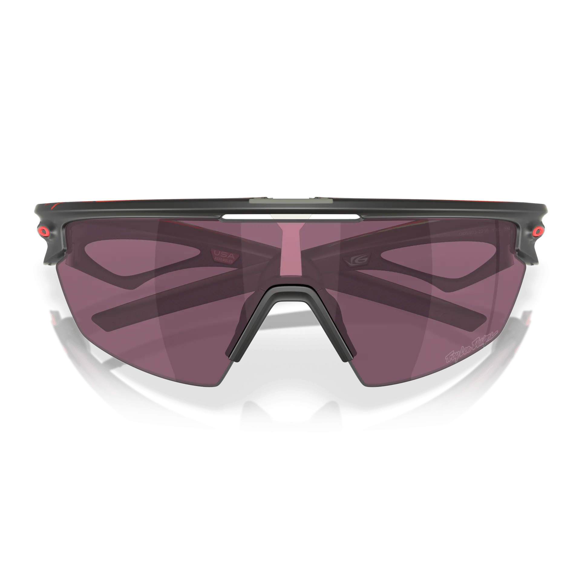 Oakley Sphaera Troy Lee Design sunglasses - Matte Olive Ink Prizm Road Black