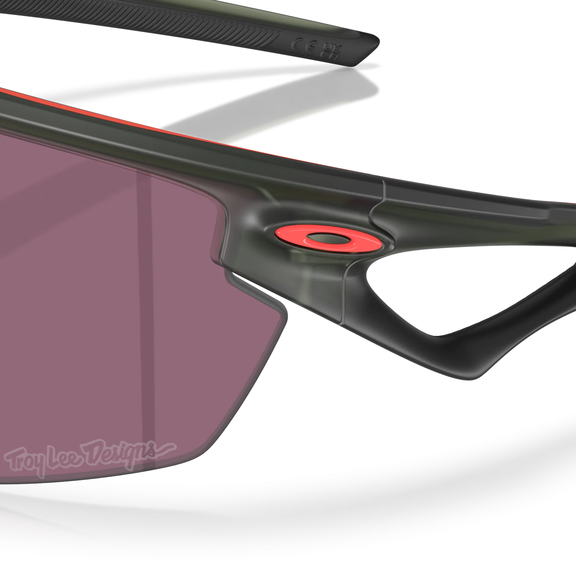 Oakley Sphaera Troy Lee Design sunglasses - Matte Olive Ink Prizm Road Black