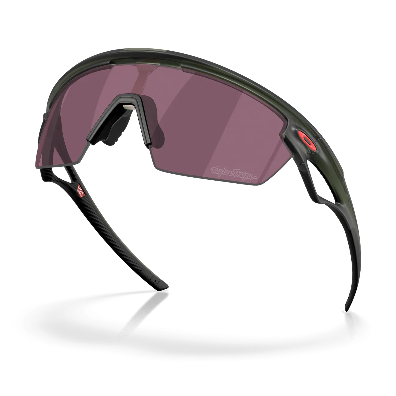 Oakley Sphaera Troy Lee Design sunglasses - Matte Olive Ink Prizm Road Black