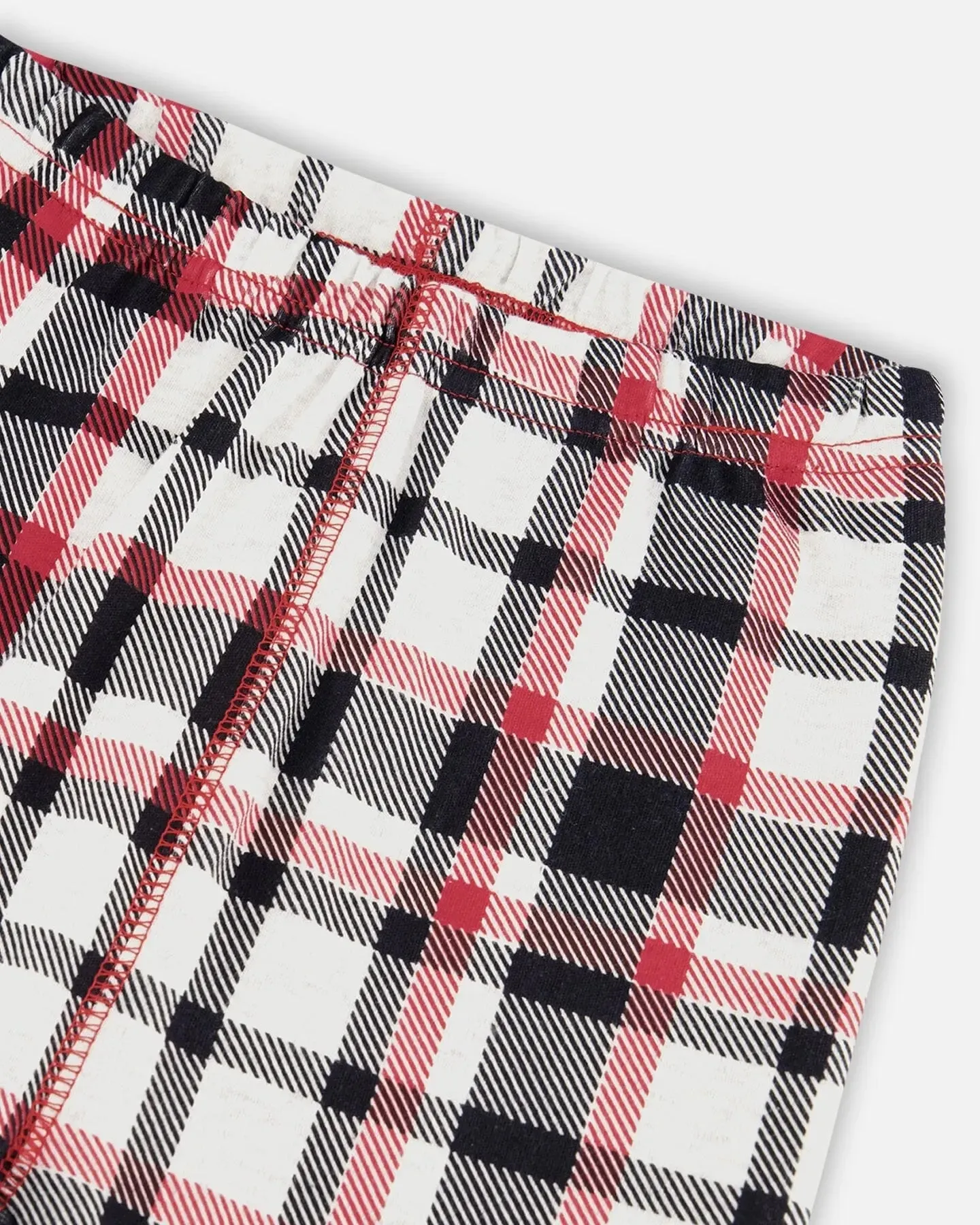 Organic Cotton Printed Dogs Two Piece Boys Pajama Set Oatmeal Mix