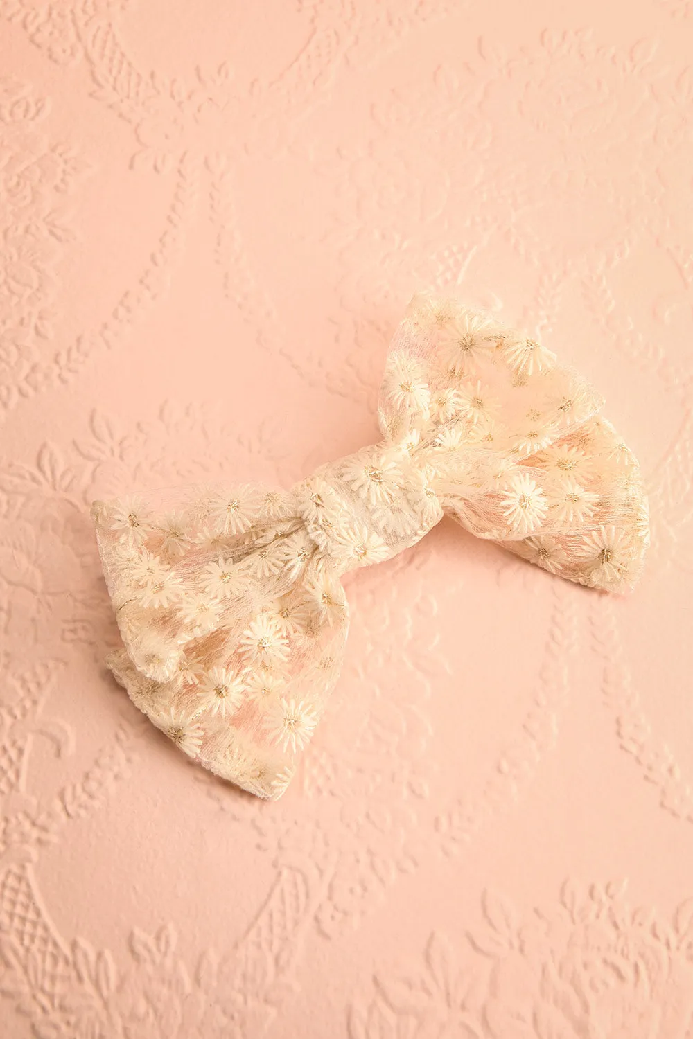 Paourat | Oversized Daisy Bow Hair Clip