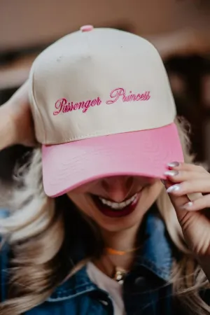 Passenger Princess Trucker Hat for Women in Pink/Tan | KDC-BC-1124-PNK-TAN