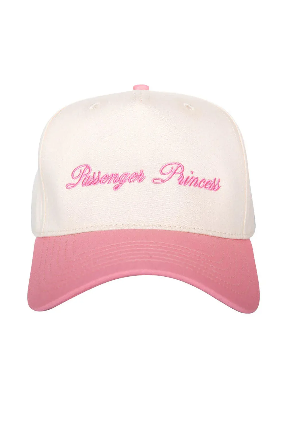 Passenger Princess Trucker Hat for Women in Pink/Tan | KDC-BC-1124-PNK-TAN