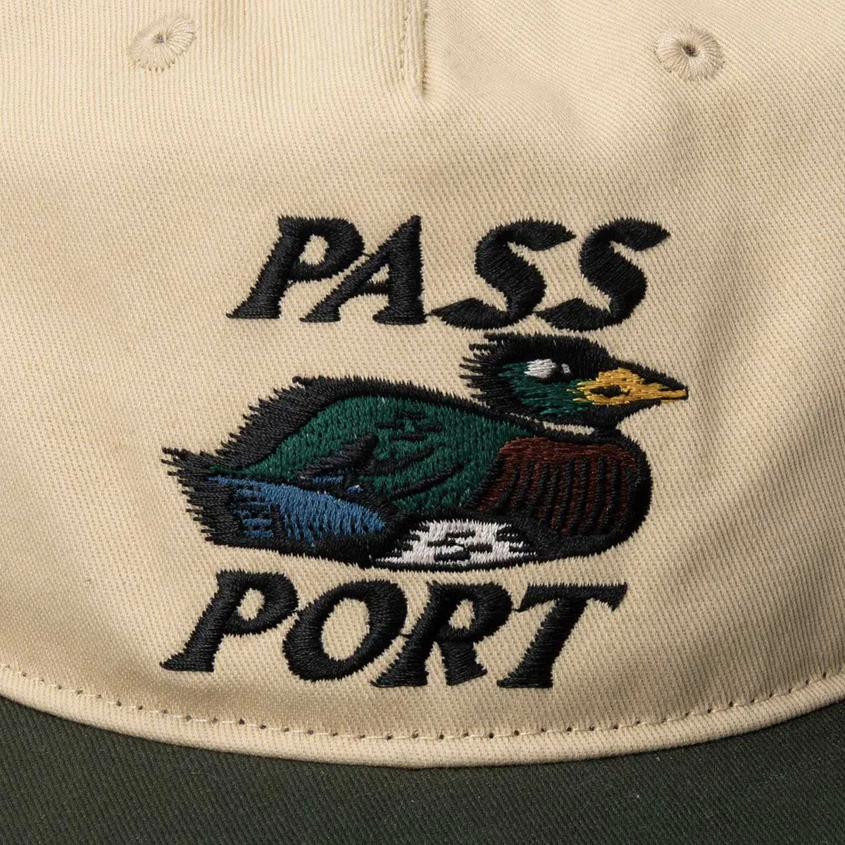 Pass~Port - Fast Duck Workers Trucker Cream/Elm