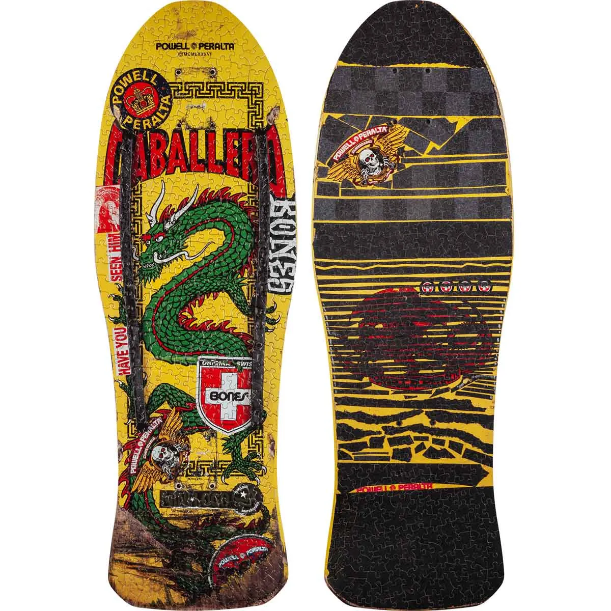 Powell Peralta -  Cab Chinese Dragon Yellow Jigsaw Puzzle