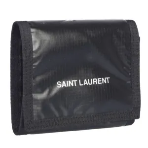 Saint Laurent Black Logo Wallet