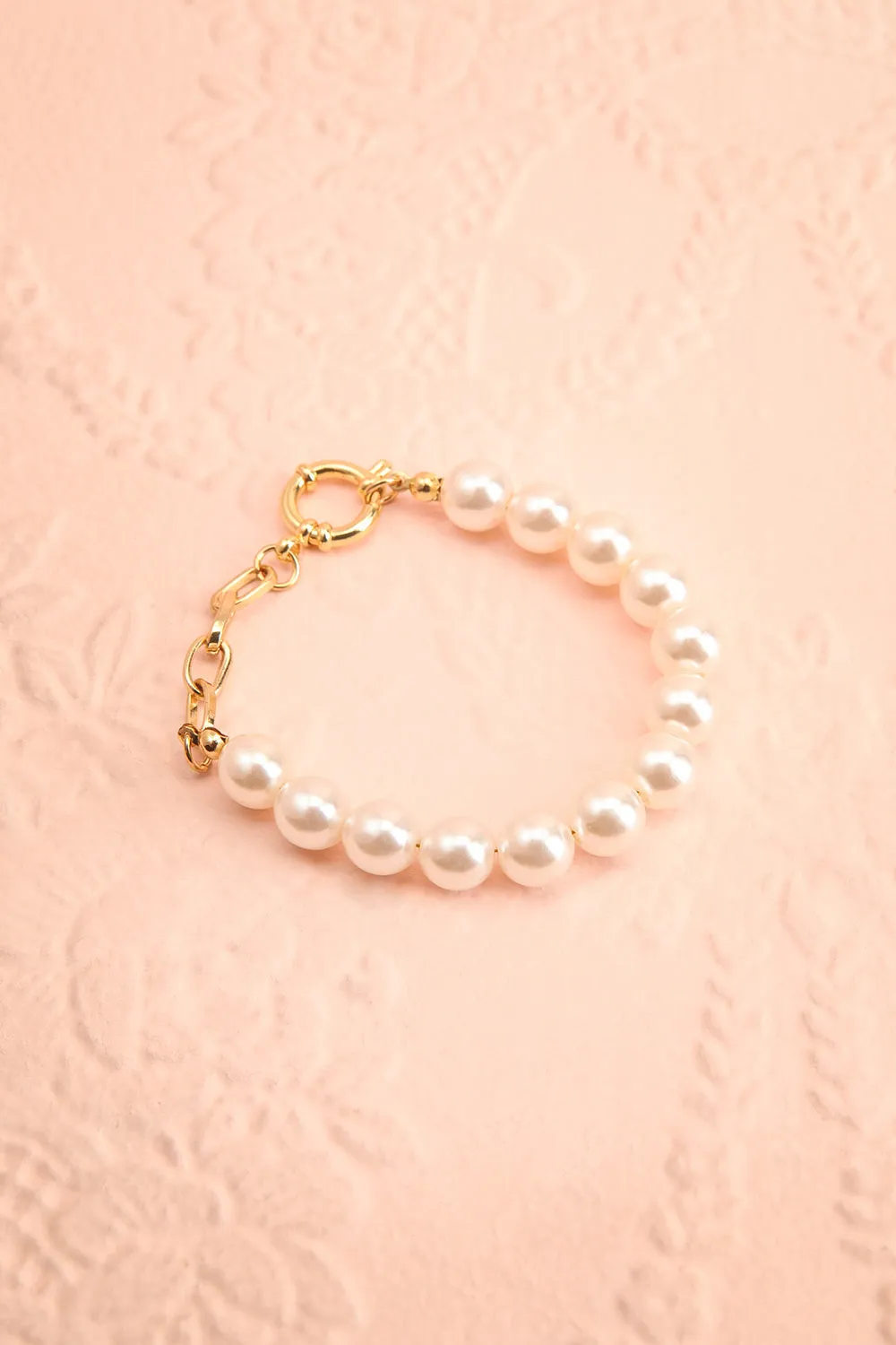 Saue Gold | Chain & Pearl Bracelets Set
