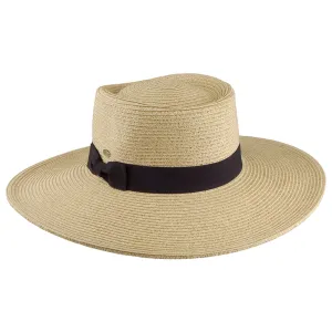 Scala Hats Big Brim Toyo Straw Sun Hat - Natural