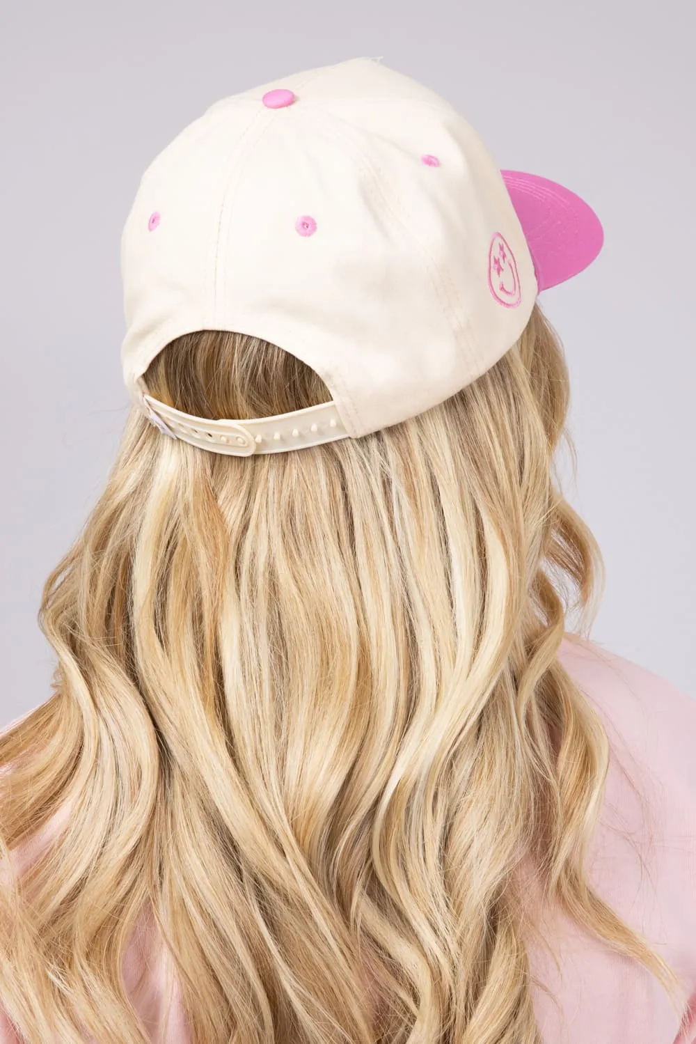 Simply Southern Embroidered Sunday Funday Rope Hat for Women in Cream | 0125-HAT-EMB-SUNDAY