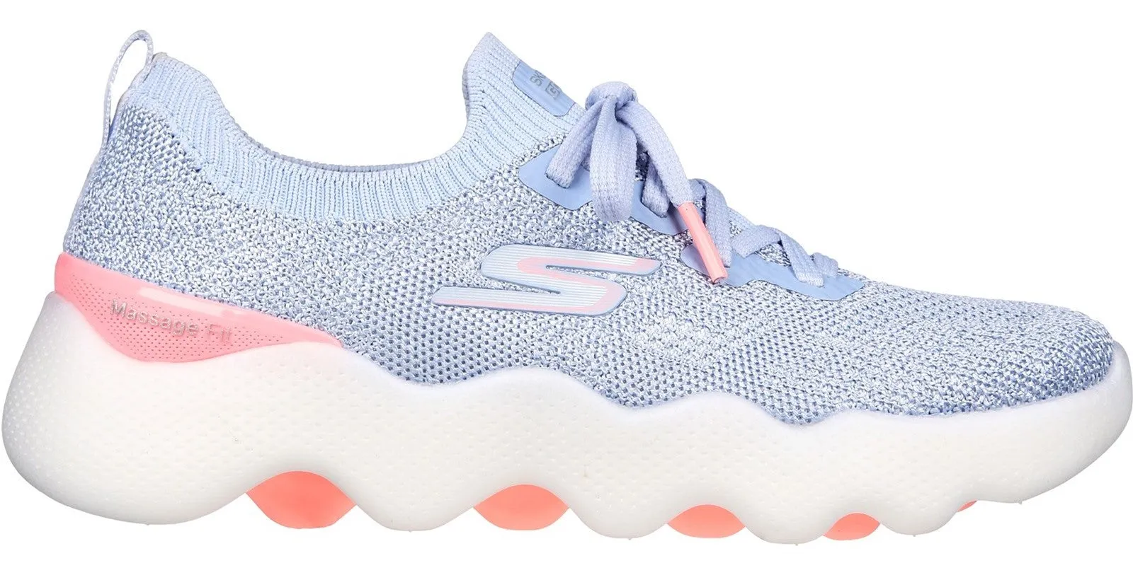 Skechers 124905 Go Walk Massage Fit Upsurge Womens Slip On Trainer