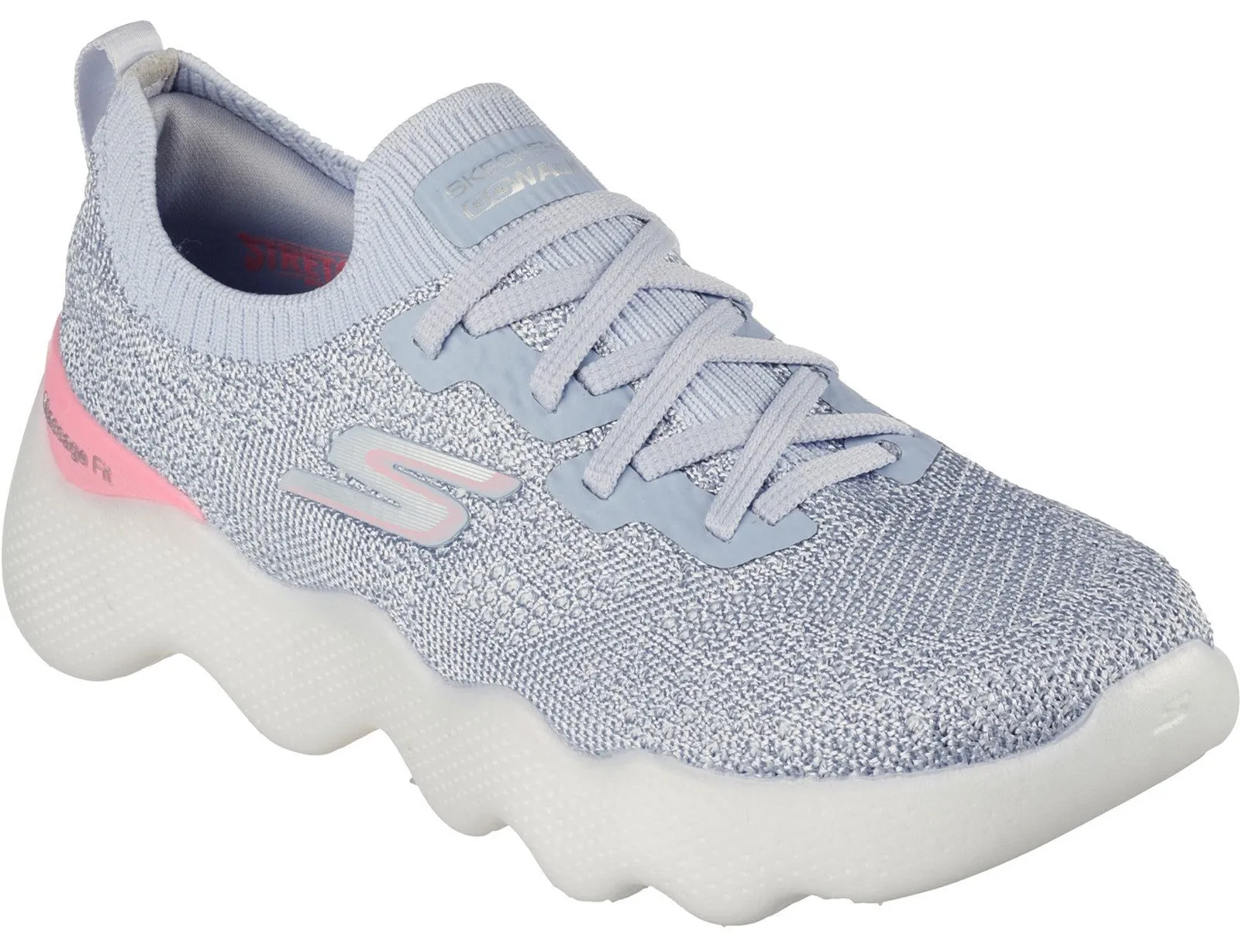 Skechers 124905 Go Walk Massage Fit Upsurge Womens Slip On Trainer