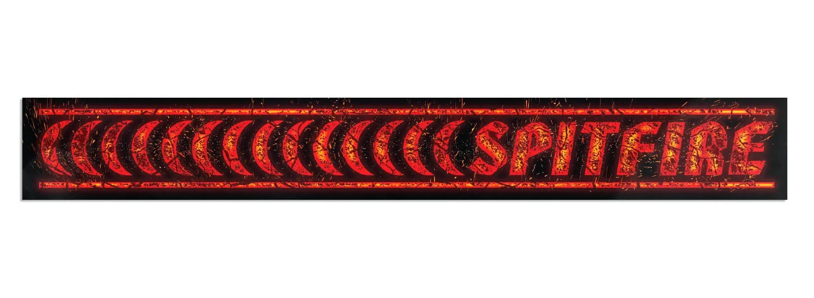 Spitfire - Embers Barred 9" Sticker