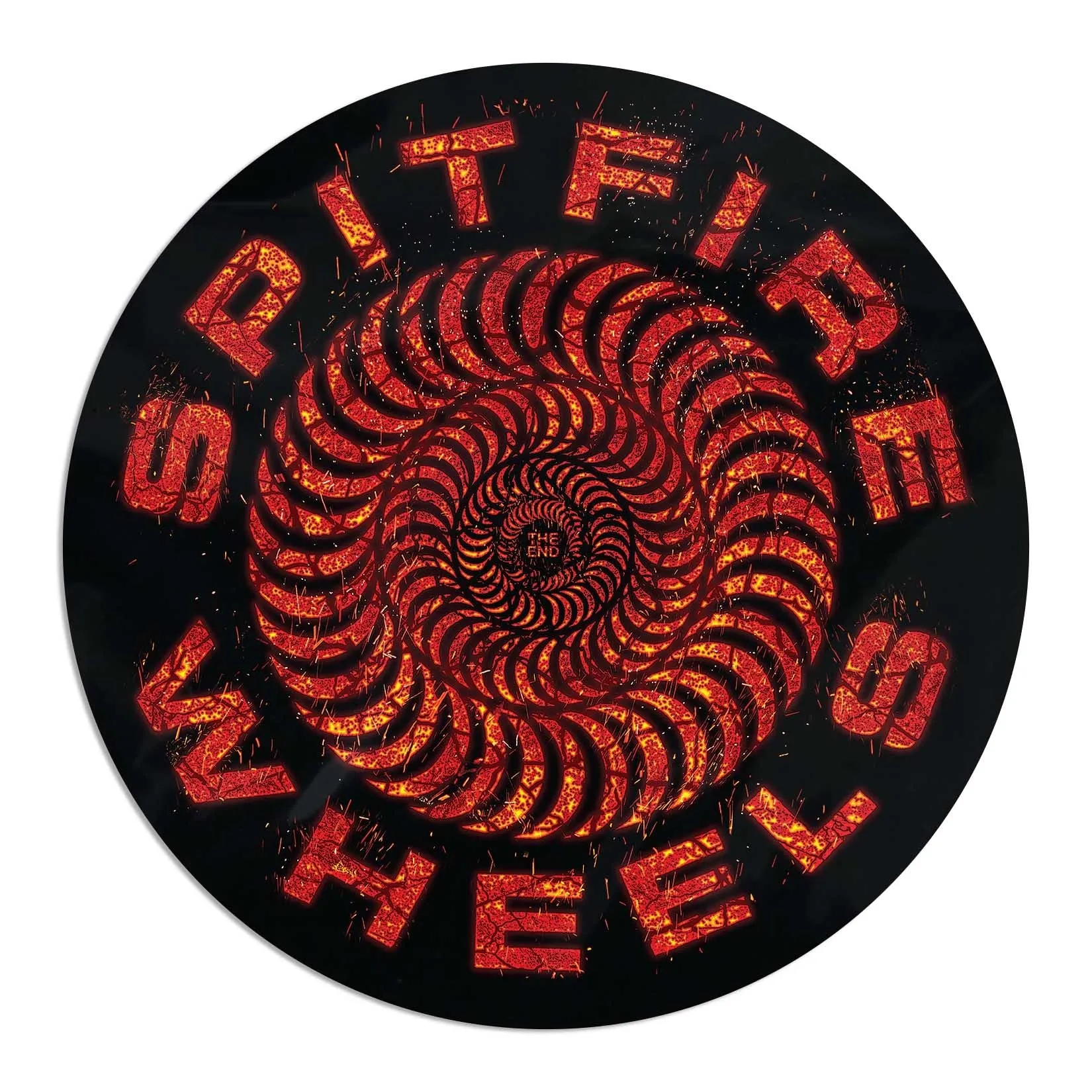 Spitfire - Embers Classic Swirl 5" Sticker