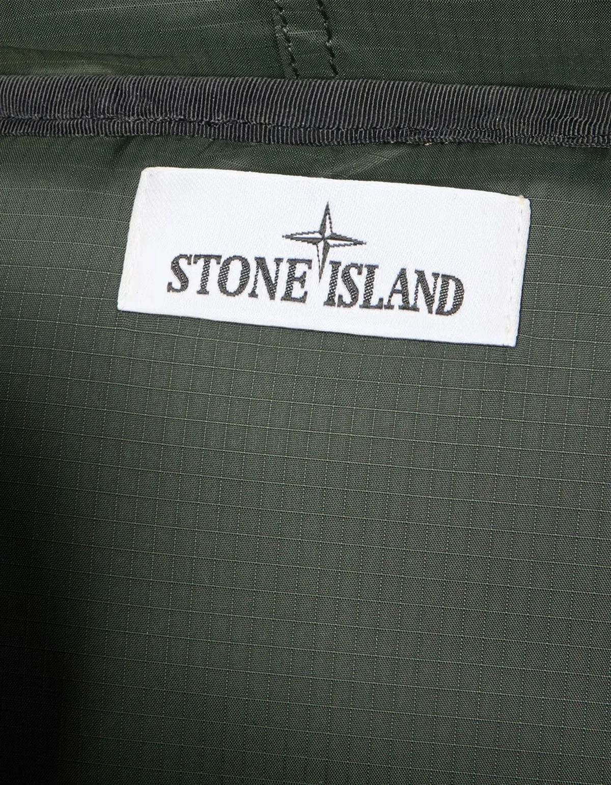 Stone Island Grey Resin Treated Cordura Backpack