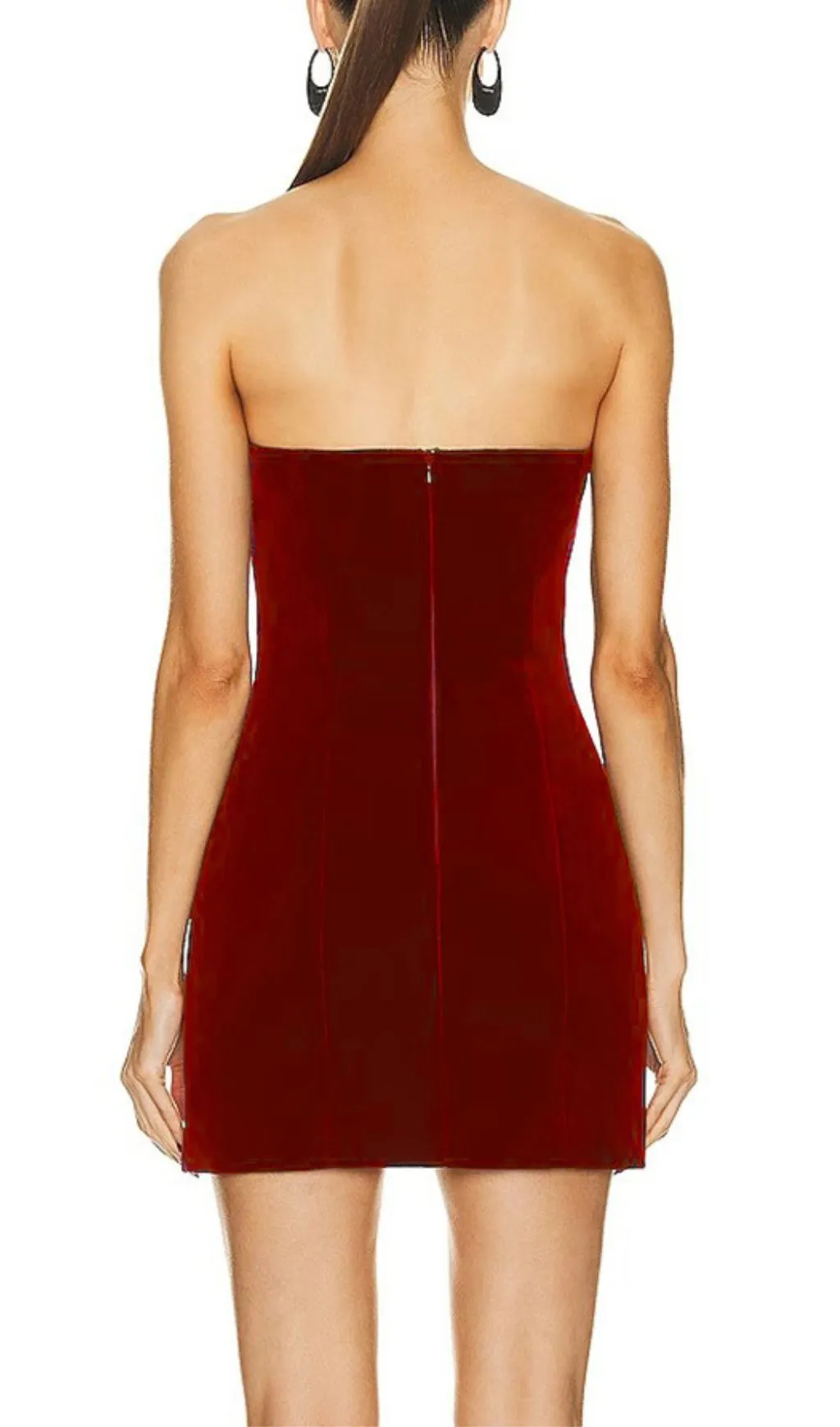 STRAPLESS CUTOUT MINI DRESS Gloria Lanvin
