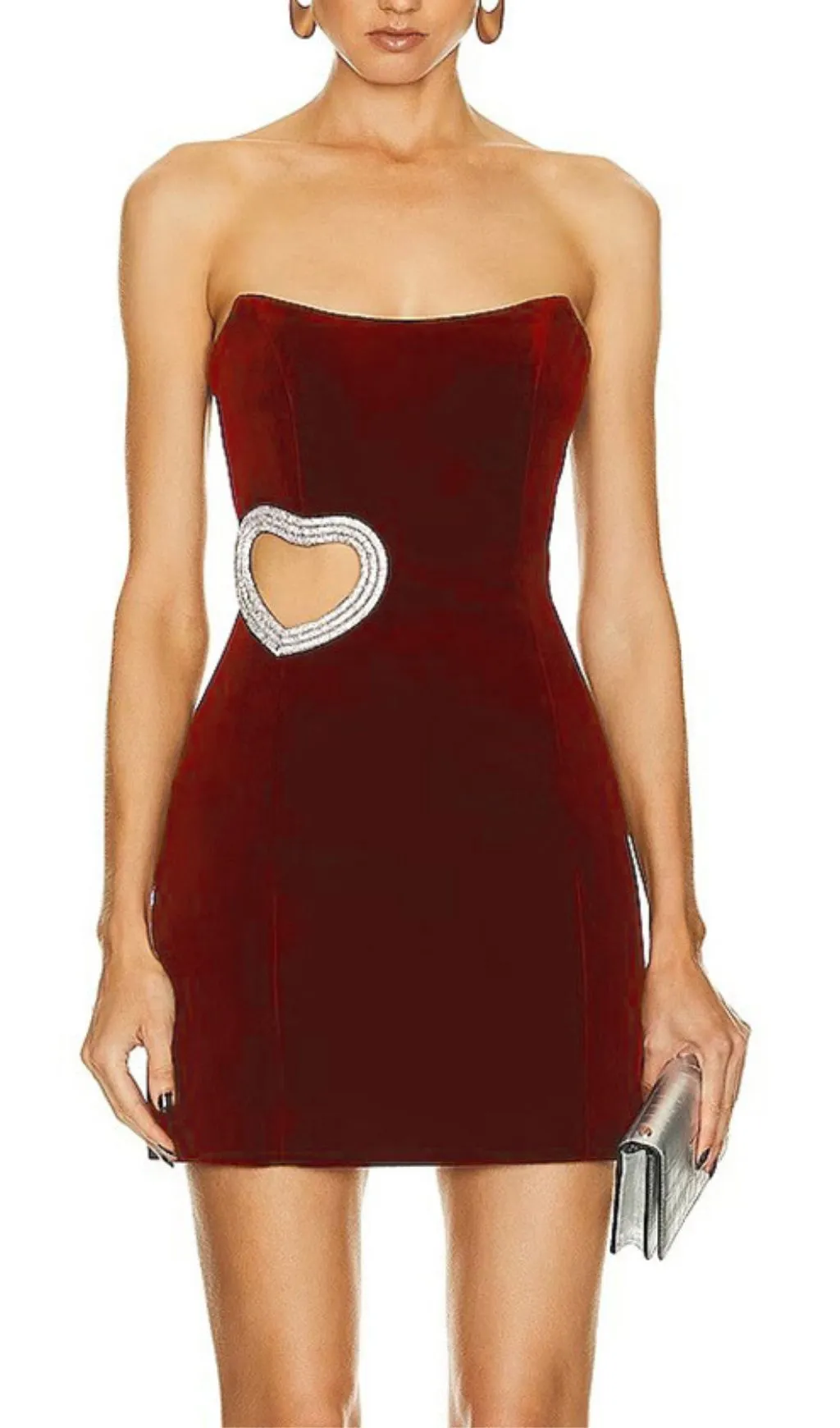 STRAPLESS CUTOUT MINI DRESS Gloria Lanvin