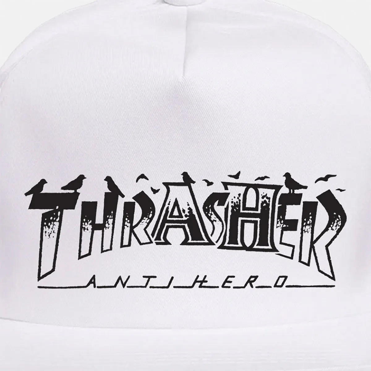 Thrasher - Anti Hero Pigeon Mag Snapback White