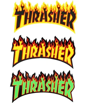 Thrasher - Flame Logo 10" Sticker