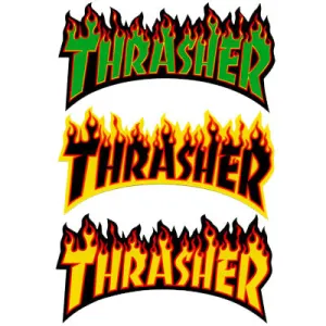 Thrasher - Flame Logo 6" Sticker