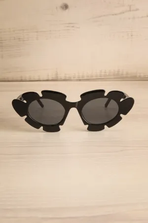 Trixie Black | Flower Sunglasses