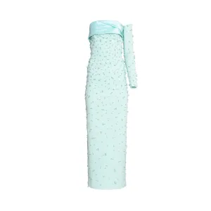 Velvety Couture Norai Women's Mint Dress