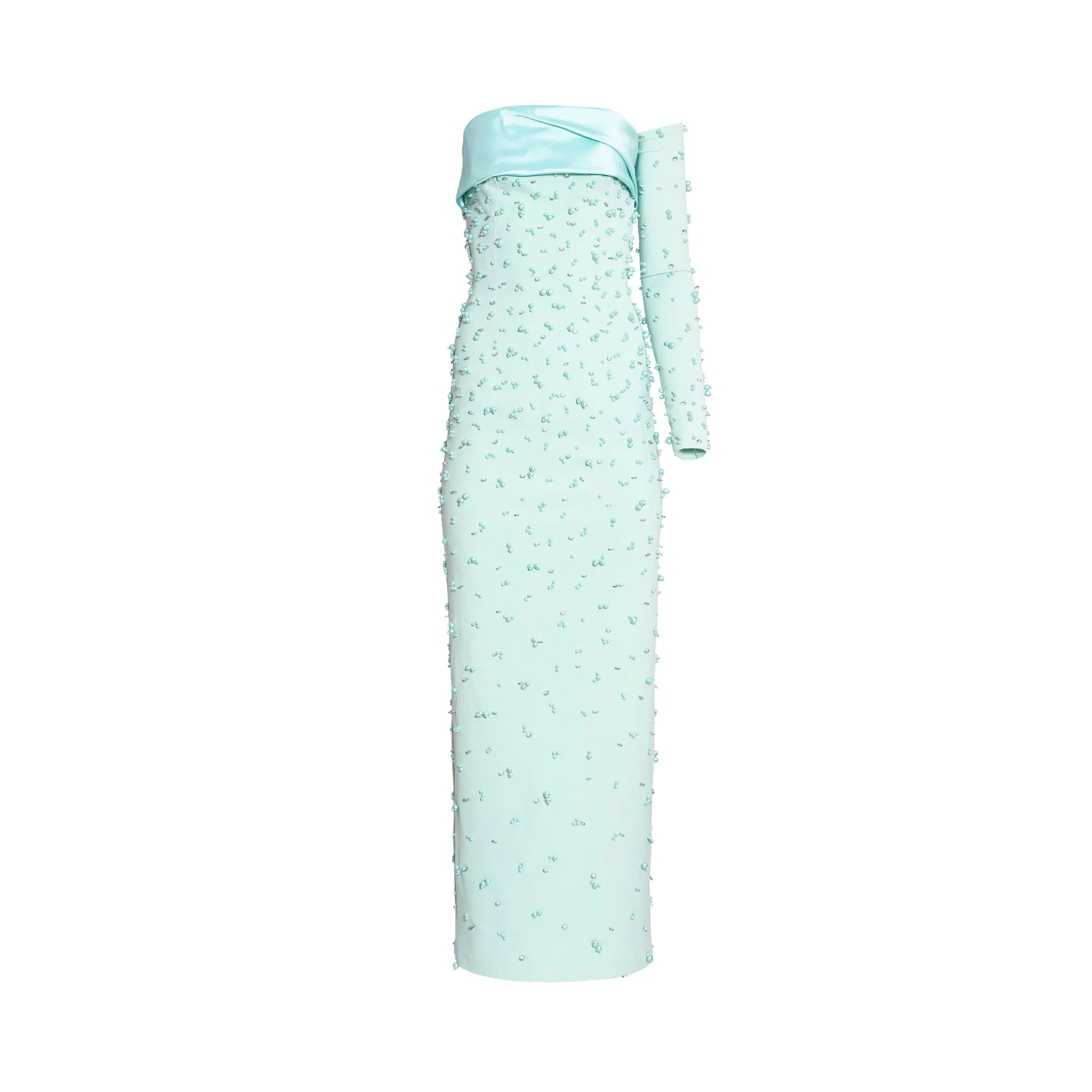 Velvety Couture Norai Women's Mint Dress