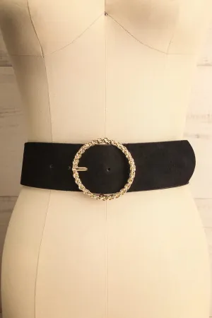 Viladecans | Black Suede Belt