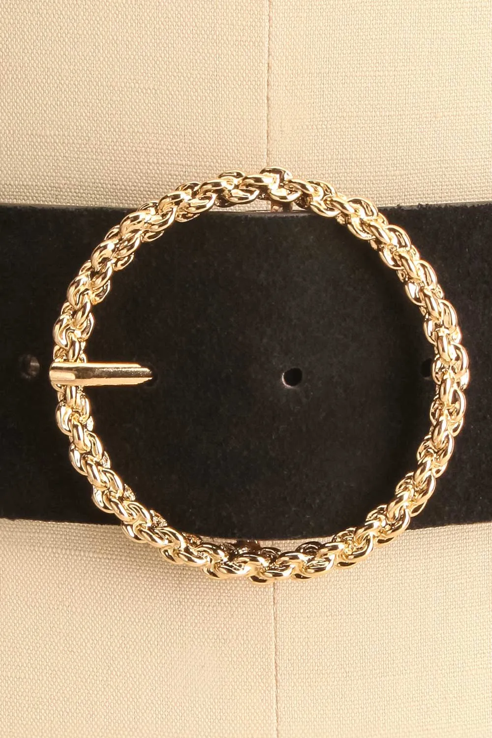 Viladecans | Black Suede Belt