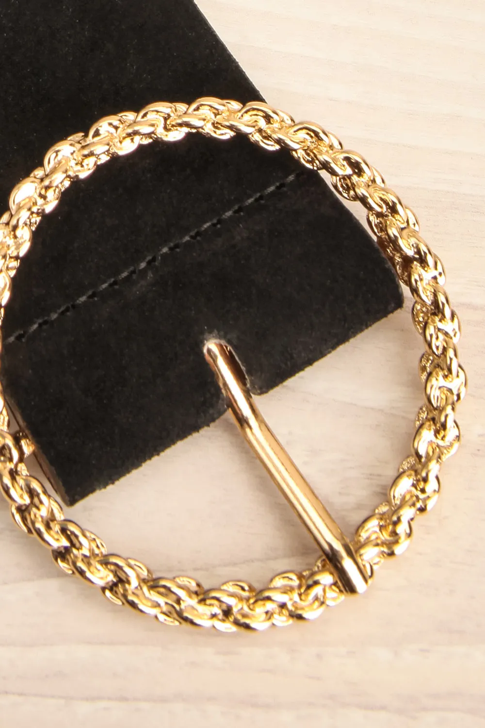 Viladecans | Black Suede Belt