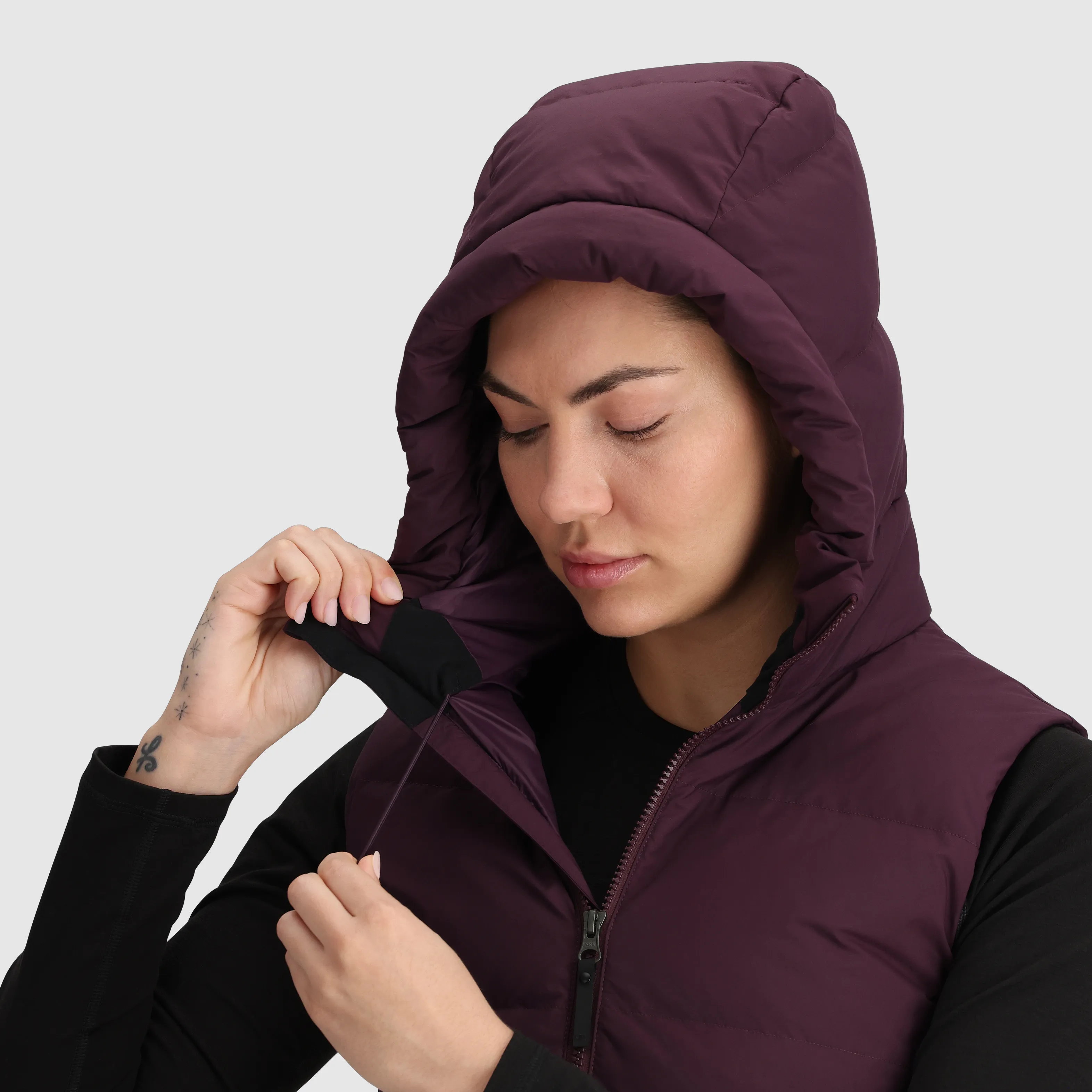 Women's Coze Hooded Down Vest Outdoor Research