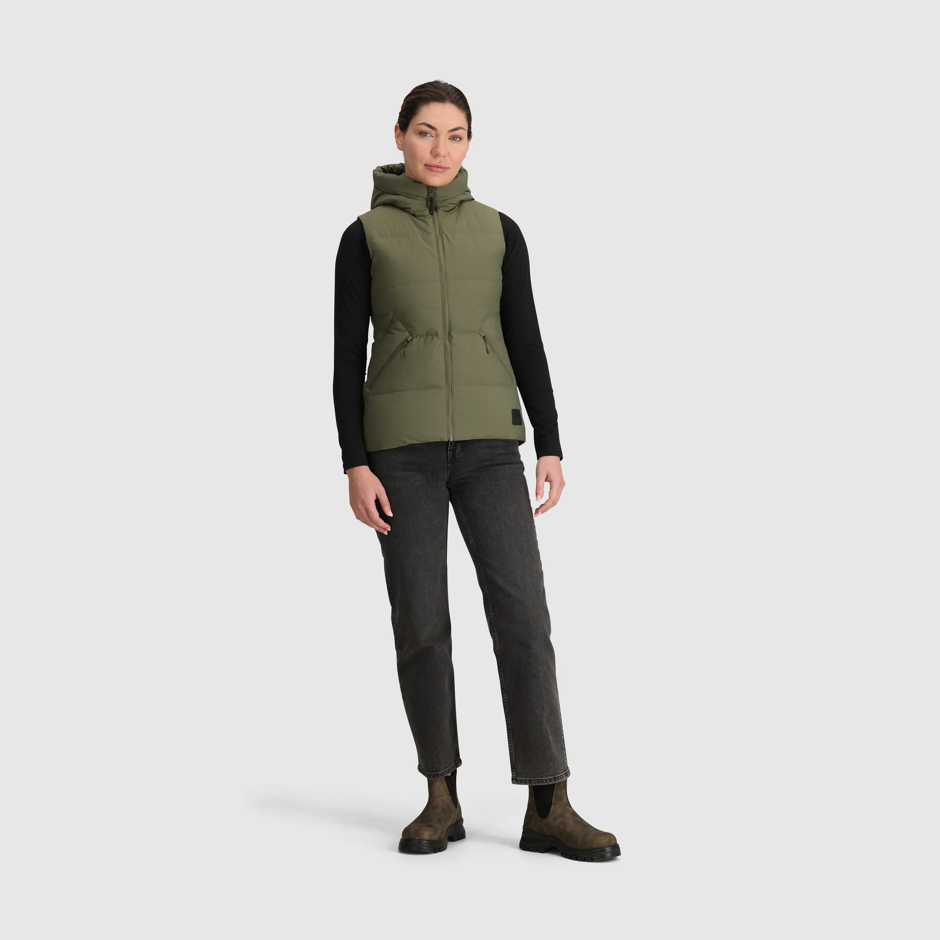 Women's Coze Hooded Down Vest Outdoor Research