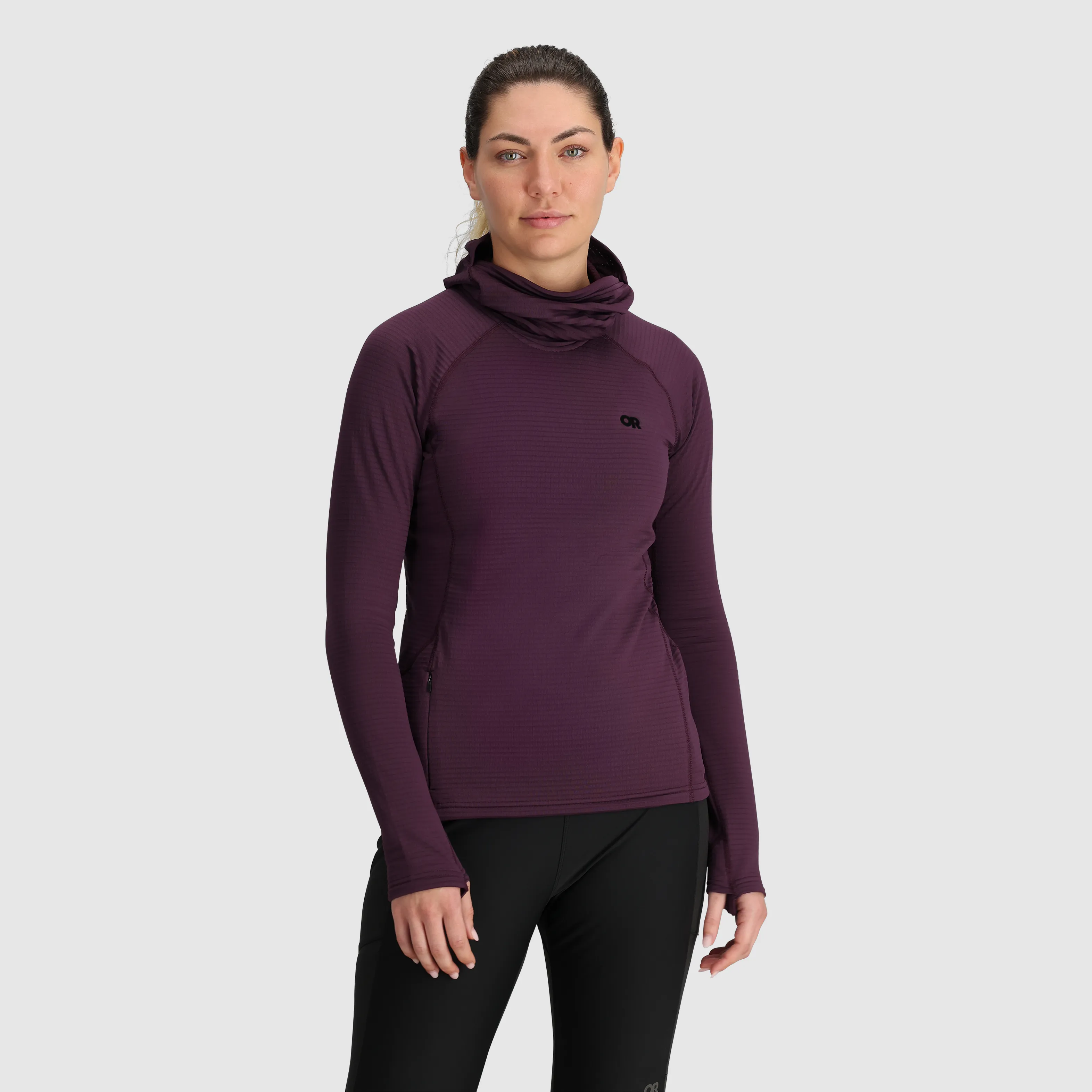 Women's Vigor Grid Fleece Pullover Hoodie Outdoor Research