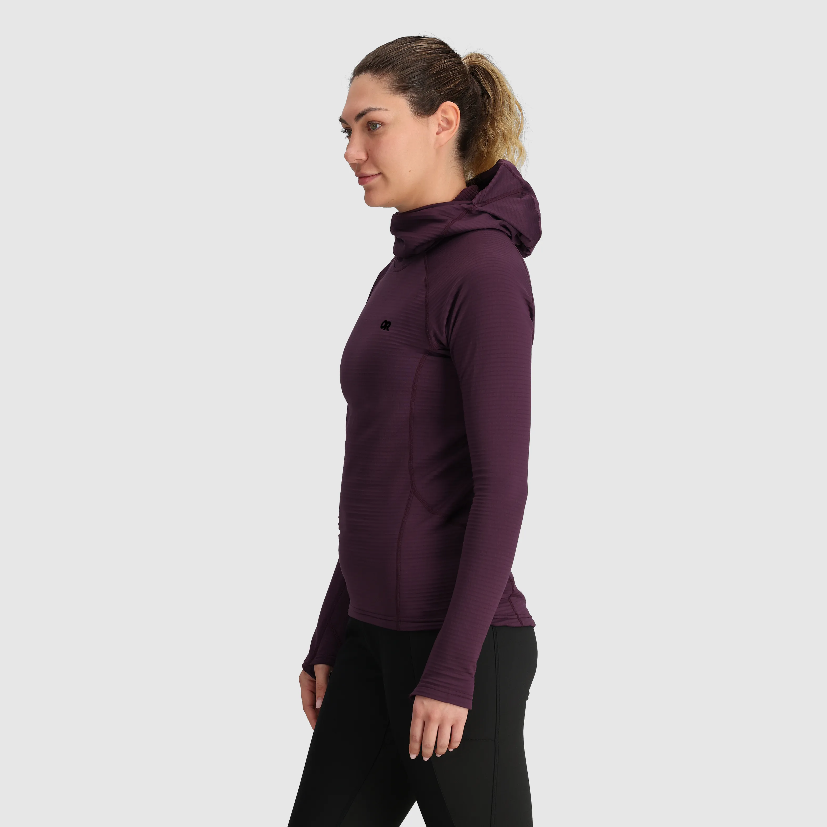 Women's Vigor Grid Fleece Pullover Hoodie Outdoor Research