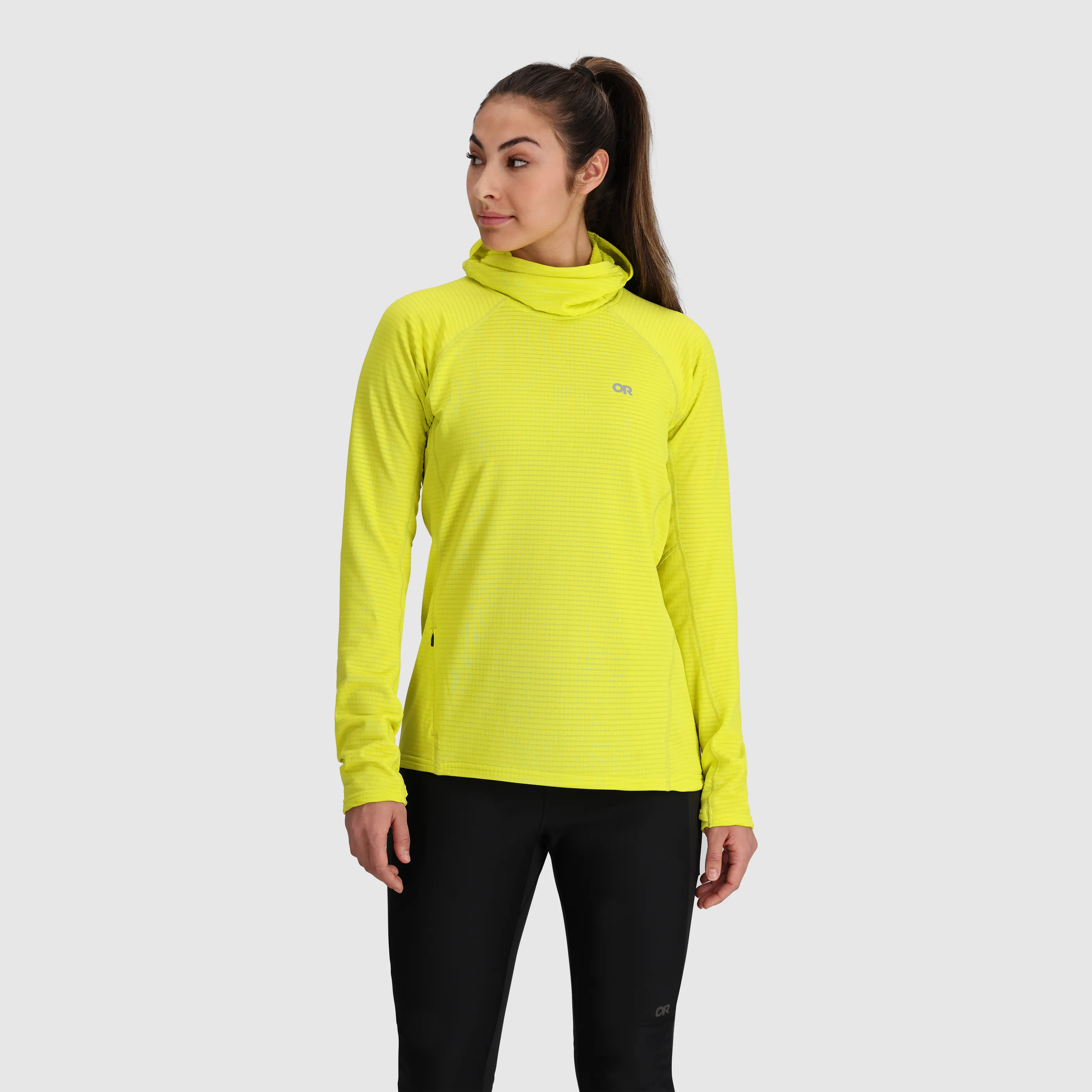Women's Vigor Grid Fleece Pullover Hoodie Outdoor Research