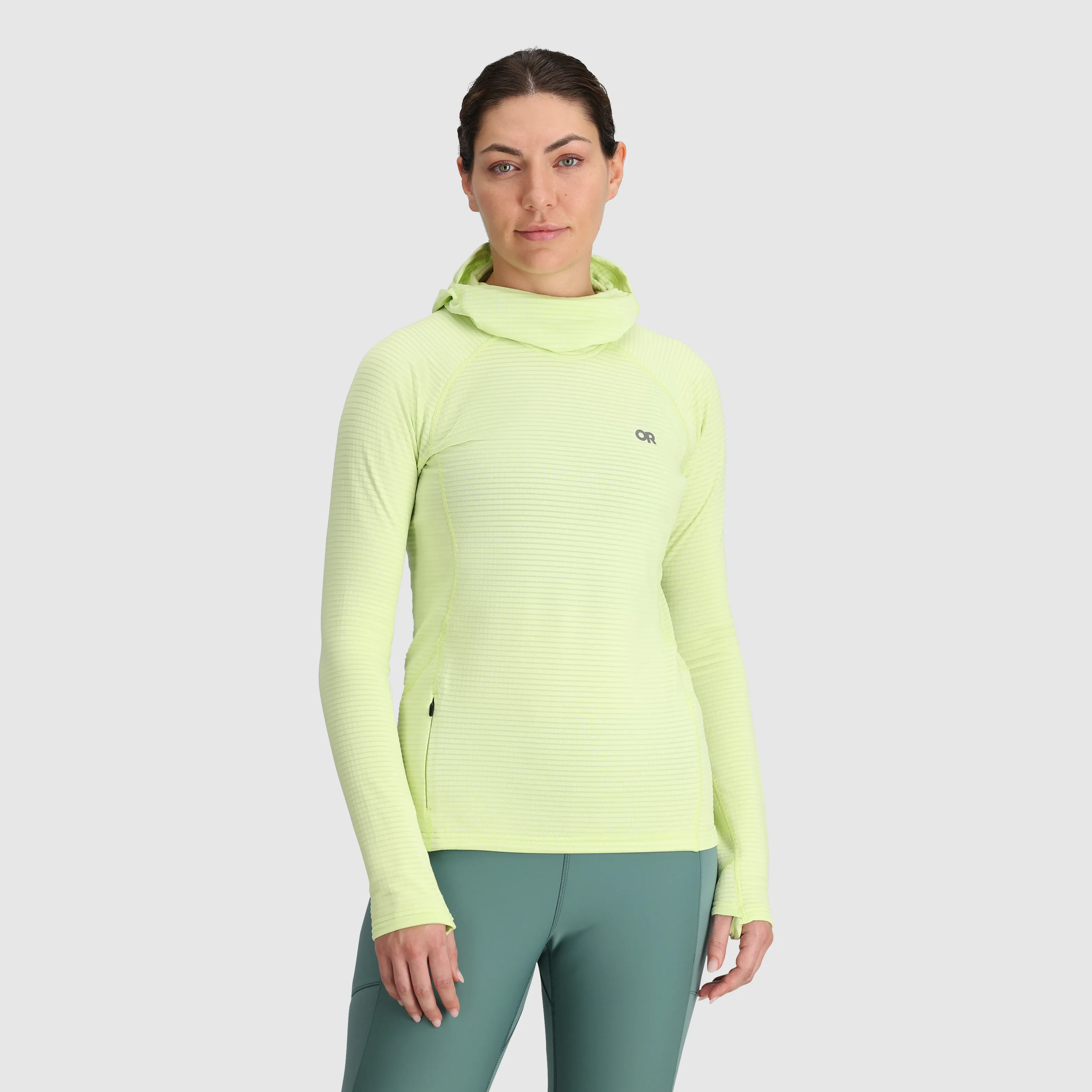 Women's Vigor Grid Fleece Pullover Hoodie Outdoor Research