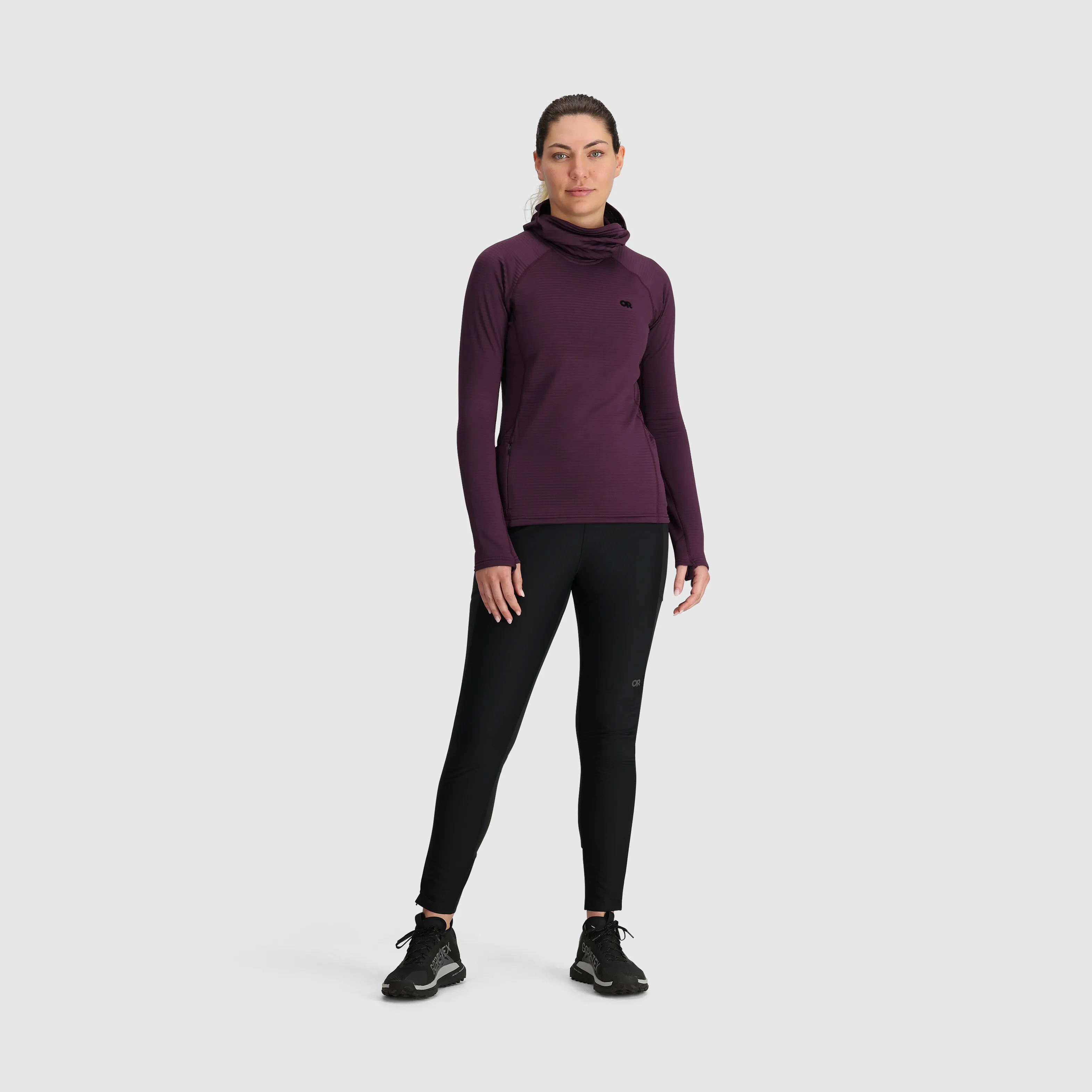 Women's Vigor Grid Fleece Pullover Hoodie Outdoor Research